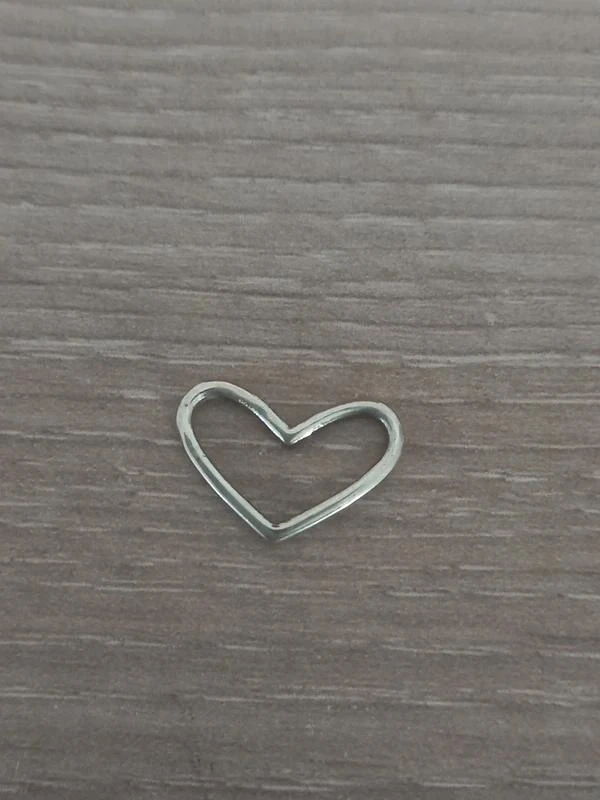 Pendentif Intercalaire "Coeur" Argent 925